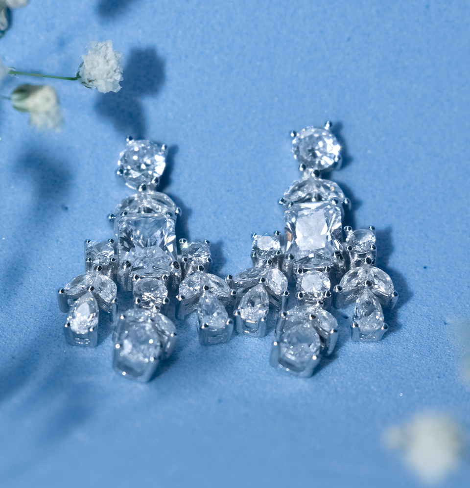 Crystal Drop Earrings