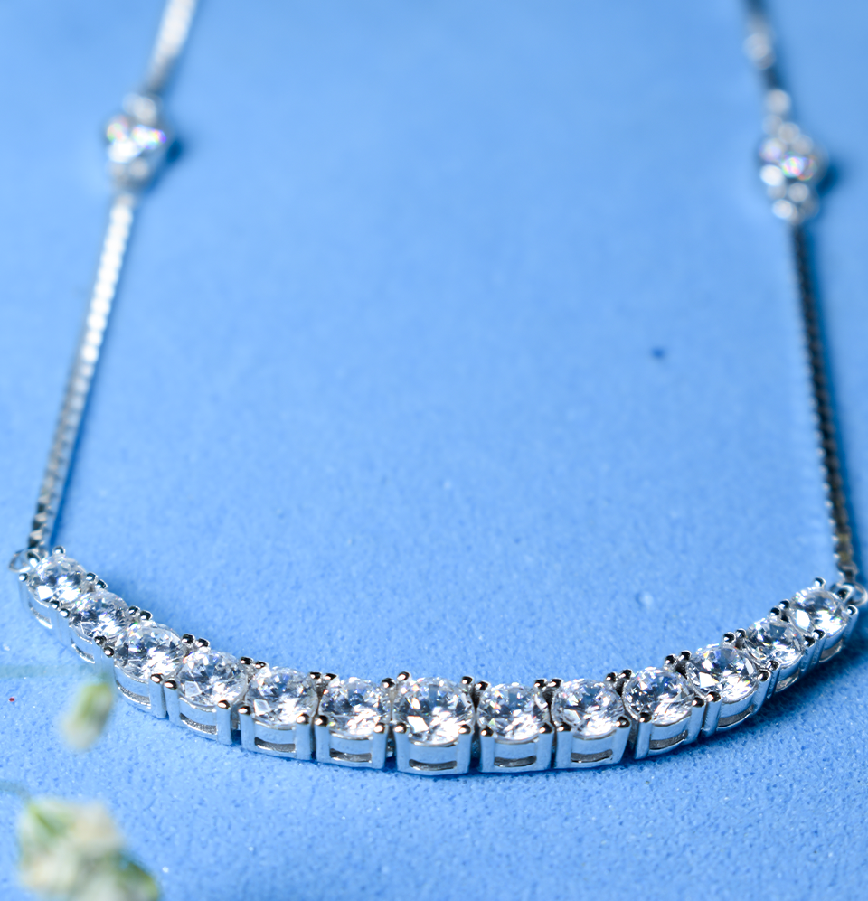 Elegant Studded Choker Necklace