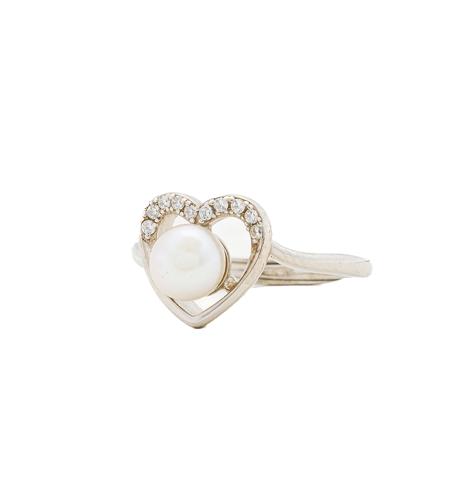 Heart of Pearl Ring