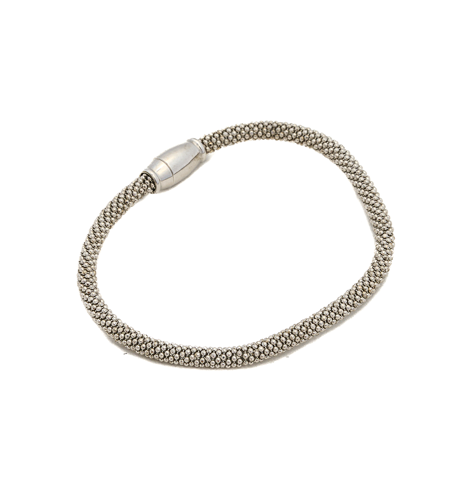 Mesh Twist Bracelet Silver